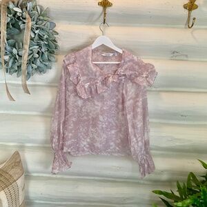 & Other Stories Ruffle Blouse